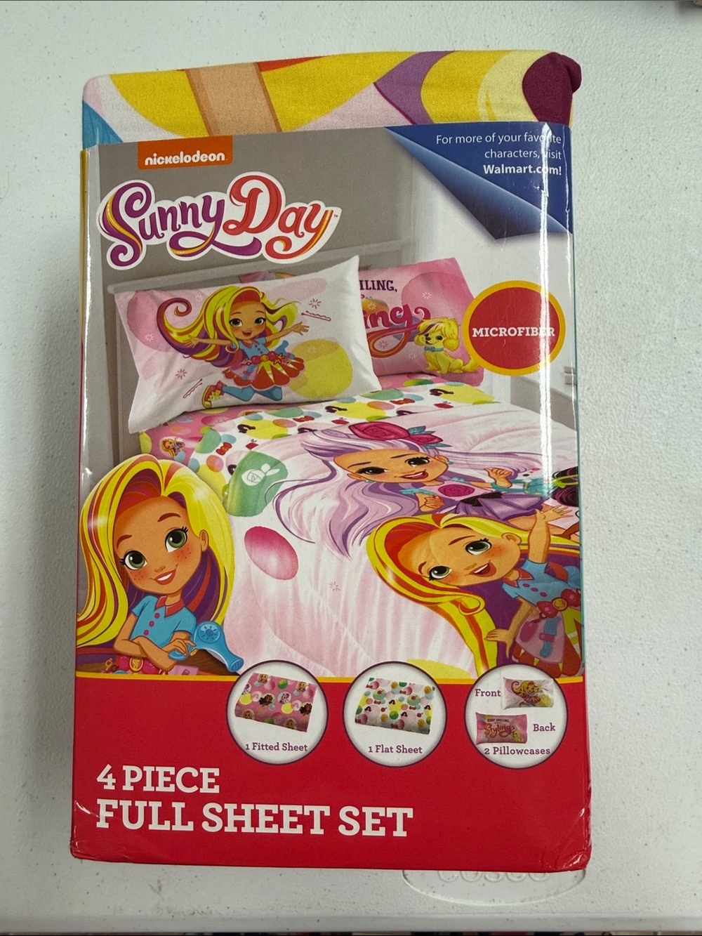 Sunny Day Microfiber 4-Piece Full Sheet Set